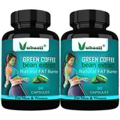 1 - Vubasil Green Coffee Bean Extract Natural Fat Burner, 180 capsules