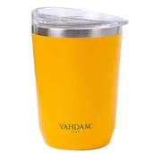 1 - VAHDAM Ardour Stainless Steel Tumbler,  Yellow  350 ml 