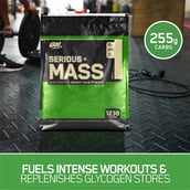 6 - ON (Optimum Nutrition) Serious Mass,  12 lb  Vanilla 