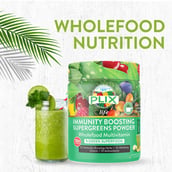 3 - Plix Life Immunity Boosting Supergreens Powder,  Lemon (Pack of 2)  0.44 lb 