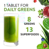 7 - Plix Life Green Elixir Wholefood Multivitamin,  15 tablet(s)  Lemon 