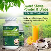 2 - Health Oxide Sweet Stevia Powder,  100 g 