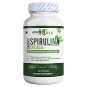 1 - Health Oxide Organic Spirulina Capsules,  60 capsules 