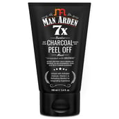 1 - Man Arden 7X Activated Charcoal Peel Off Mask,  100 ml  Infused with Vitamin C & Menthol 