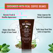 4 - Man Arden Caffeine De Tan Coffee Face Scrub,  100 ml  Grounded with Real Coffee Beans 