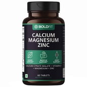1 - Boldfit Calcium Magnesium Zinc,  60 tablet(s)  Unflavoured 