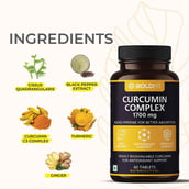 3 - Boldfit Curcumin Complex 1700 mg, 60 tablet(s)