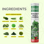 4 - Boldfit Immunity Multi Greens,  20 tablet(s)  Unflavoured 