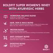 2 - Boldfit Super Women's Whey Protein Powder, 1.1 lb Chocolate