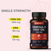 3 - Boldfit Omega-3 Fish Oil,  60 softgels 