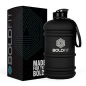 2 - Boldfit Gym Gallon Water Jug Bottle,  Matt Black  2.2 L 