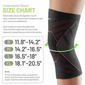 3 - Boldfit Knee Support Cap Brace,  Black  Medium 