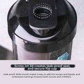 2 - Boldfit Gym Typhoon Shaker Bottle, Black 650 ml