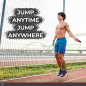 3 - Boldfit Skipping Rope,  Black  Free Size 