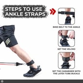 3 - Boldfit Resistance Band Set of 5,  Multicolor  Free Size 