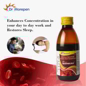 5 - Dr. Morepen Ironsure Hemoglobin Booster Syrup (Pack of 2),  Unflavoured  150 g 