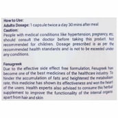 7 - Goodlife Nutrition Fenugreek Extract 800 mg,  60 capsules 