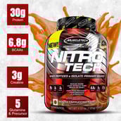3 - MuscleTech NitroTech Performance Series,  4 lb  Mocha Cappucino Swirl 