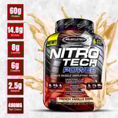 3 - MuscleTech Performance Series NitroTech Power,  4 lb  French Vanilla Swirl 