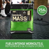 6 - ON (Optimum Nutrition) Serious Mass,  12 lb  Chocolate 