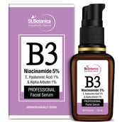 1 - St.Botanica B3 Niacinamide 5%, E, Hyaluronic Acid 1% & Alpha Arbutin 1% Professional Facial Serum,  20 ml  for All Skin Type 