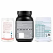 10 - Dr. Morepen Slim Shake 500g, Marine Collagen Skin Protein 240g, Muscle Food 100% Whey Protein 2.2lb Combo,  3 Piece(s)/Pack  Shake-Strawberry Fusion, Whey Protein-Double Chocolate 