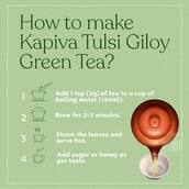 7 - Kapiva Tulsi Giloy Green Tea,  100 g  Natural 