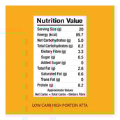 supplement - Lo! Foods Low Carb High Protein Atta, Unflavoured 2 kg