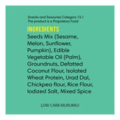 ingredients - Lo! Foods Low Carb Murukku,  Unflavoured  190 g 