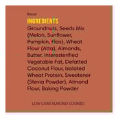 ingredients - Lo! Foods Keto Cookie,  Almond  192 g 