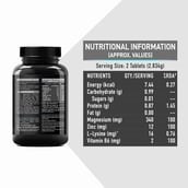 3 - MuscleBlaze ZMA with 100% RDA of Zinc OP, 60 tablet(s) Unflavoured