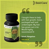 8 - Bold Care All Natural Hair Growth Biotin,  60 tablet(s)  Unflavoured 