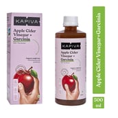 1 - Kapiva Apple Cider Vinegar + Garcinia (Supports Weight Loss),  0.5 L  Unflavoured 