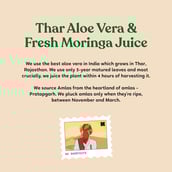 5 - Kapiva Aloe Vera + Moringa Juice (Natural Energy Booster),  1 L  Unflavoured 