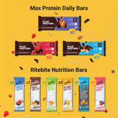 3 - RiteBite Max Protein Healthy Snack Box,  MidNight Munchies  6 Piece(s)/Pack 