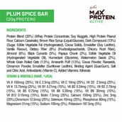 5 - RiteBite Max Protein Active Bar (20g Protein),  6 Piece(s)/Pack  Plum Spice 