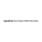 ingredients - Super Diet Chia Seeds,  200 g  Unflavoured 