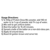 ingredients - Super Diet Protein Dosa Mix,  Unflavoured  400 g 