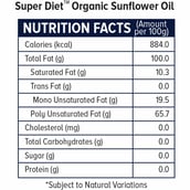 nutrition - Super Diet Sunflower Oil,  1 L 