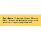 ingredients - Super Herb Korean Ginseng Sip, 30 sachets/pack