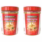 1 - Supasnac Peanut Butter,  1 kg  Classic Smooth Pack of 2 