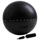 B Fit USA Gym Ball with Pump, Black (8102) 75 cm