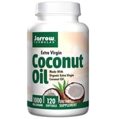 Jarrow Formulas Coconut Oil 1000 mg,  120 softgels 