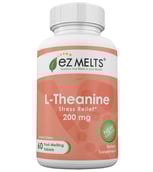 EZ Melts L-Theanine 200 mg, 60 tablet(s)