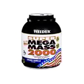 Weider Super Mega Mass 2000,  6.6 lb  Vanilla 