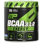 MusclePharm BCAA 3:1:2 Energy,  0.59 lb  30 Servings  Blue Raspberry 
