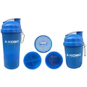 KOBO Shaker Sipper Blender Bottle (2903),  Blue  400 ml 