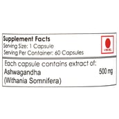 Shrey's Ashwagandha Extract 500 mg,  60 capsules 