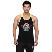 Omtex Gym Stringers,  Black Yellow  Medium 