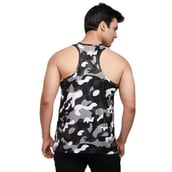 Omtex Sublimated Gym Tank,  Camo Grey  Large 